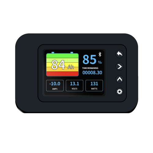 Wireless RV and Caravan Smart Battery Monitor with Bluetooth App and 500A Smart Shunt